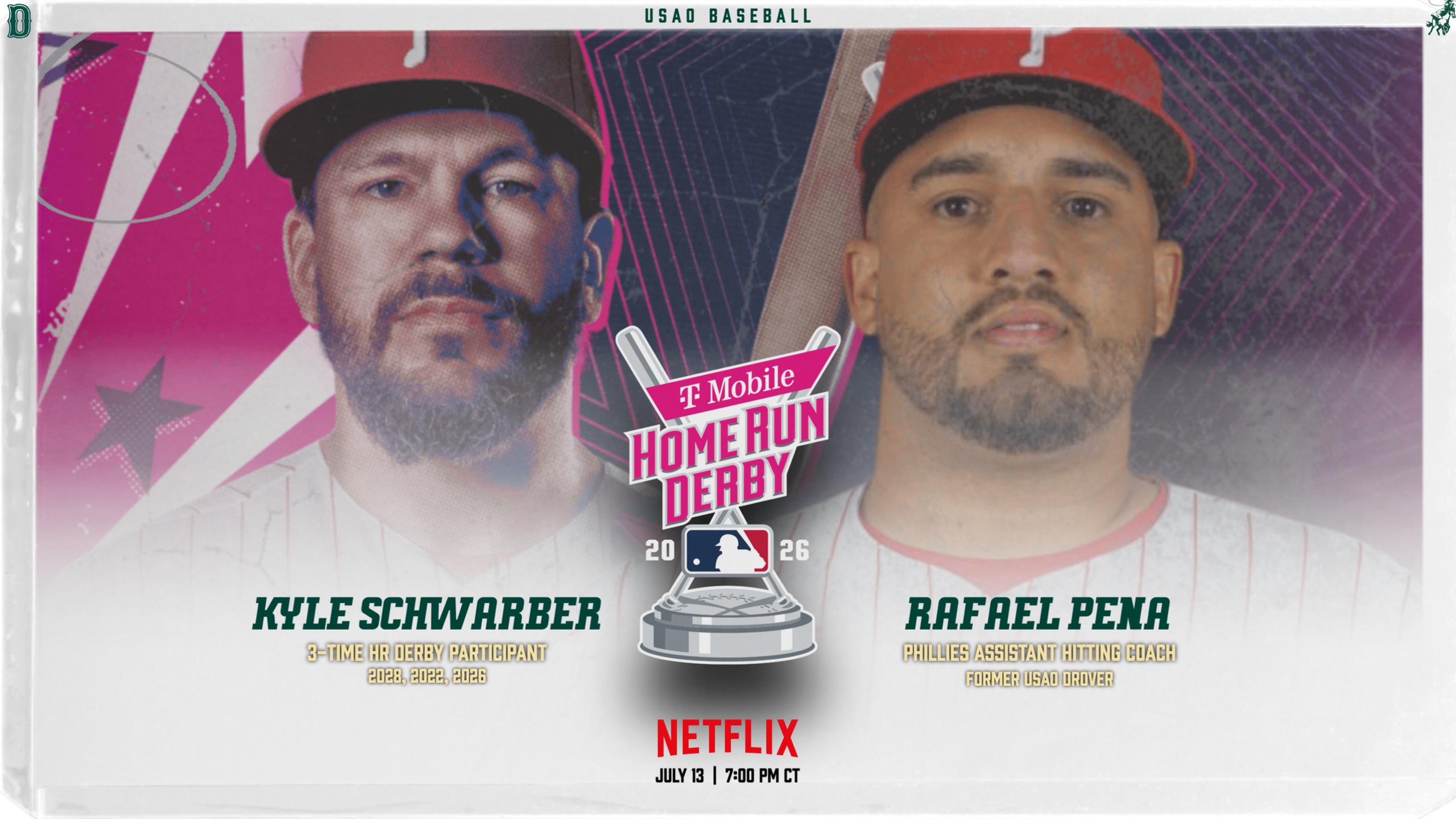 Former Drover Rafael Pena to Pitch to Kyle Schwarber in 2026 MLB Home Run Derby